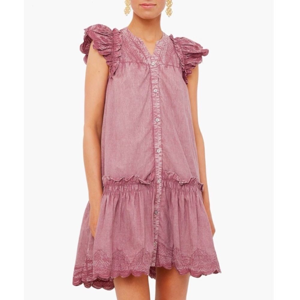 Sea New York Heidi Hart Quilted Petal Dress